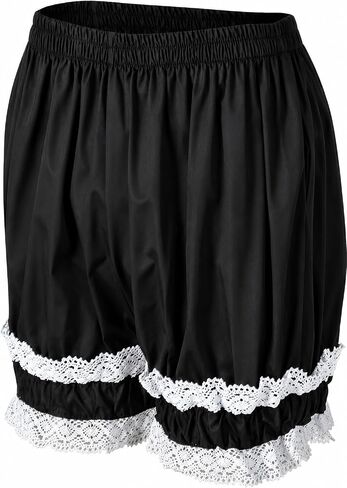 Sheface Women's Cotton Lace Hem Bloomers Lolita Shorts in Kuwait
