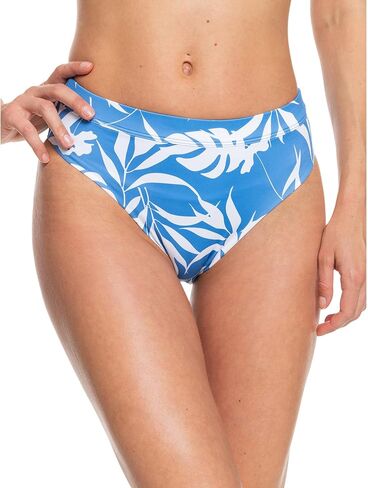 Roxy Women's Standard Love High Waisted Bikini Bottom, Regatta S Surf Trippin Bico, M in Kuwait