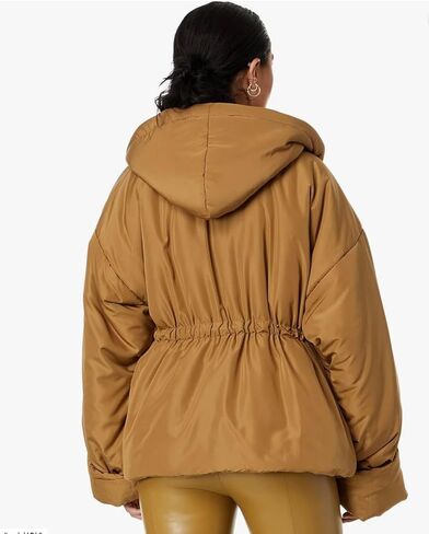 Norma Kamali Women's Hooded Sleeping Bag Car Coat W/Drawstrings in Kuwait