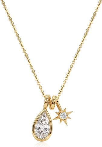 Gold Moon Pendant Necklace for Women,14K Gold Plated Dainty Chain Crescent Moon Sun Star Necklace Jewelry Gift in Kuwait