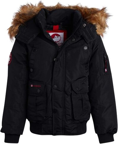 CANADA WEATHER GEAR Boys' Winter Coat – Heavyweight Bomber Parka Ski Jacket (Size: 4-20) in Kuwait