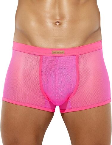 Arjen Kroos Men Sexy Mesh Boxer Briefs Low Rise Stretch Breathable Underwear Boxer in Kuwait