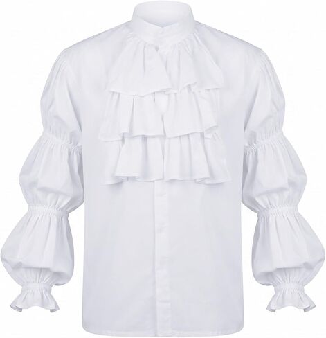 ThePirateDressing Pirate Ruffled Seinfeld Puffy Shirt in Kuwait