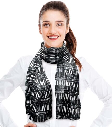 CBC Crown Women's Fashion Music Note Scarf (Various Patterns, Colors) in Kuwait