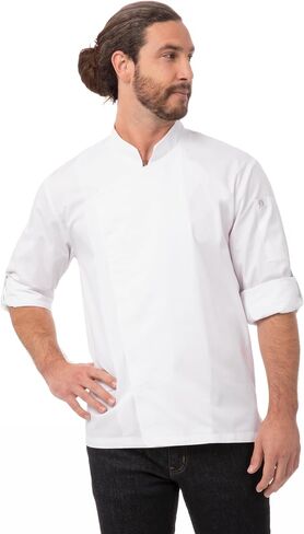 Chef Works Men's Lansing Chef Coat in Kuwait