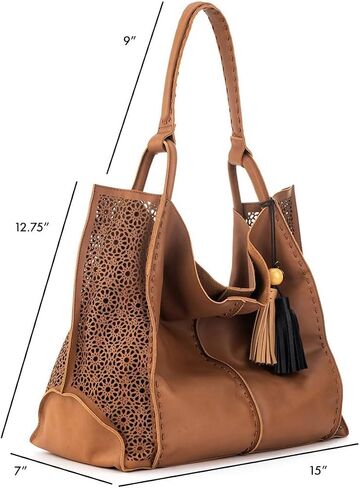 The Sak Los Feliz Large Tote Bag in Leather, Roomy, Unlined Purse with Single Shoulder Strap in Kuwait