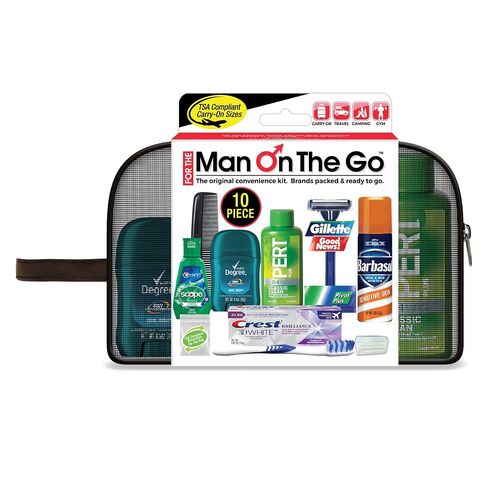 Convenience Kits “Man On The Go" Premium 10-Piece Travel Kit in Kuwait