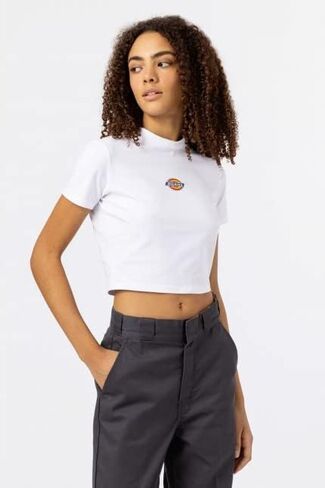 Dickies Women's Maple Valley Logo Cropped T-Shirt in Kuwait