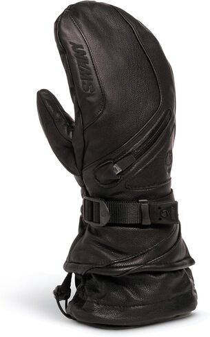 Swany Men's X-Cell 2.1 Sports Moisture-Wicking Quick-Drying Warm Durable Flexible Insulated Leather Winter Mittens in Kuwait