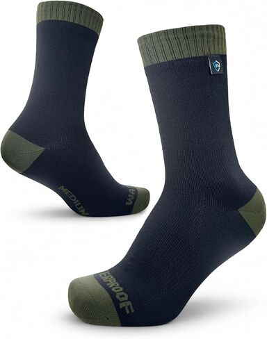 DexShell Waterproof Socks for Men & Women - Mid Calf Boot Sock, Warm for Hiking Camping in Extreme Cold Wet Weather in Kuwait