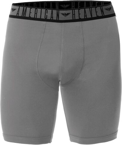AMERICAN HEAVEN Men's Boxer Briefs | Ultra Soft Micro Fiber Stretch Fitted Boxer Brief -Pack of 6 in Kuwait