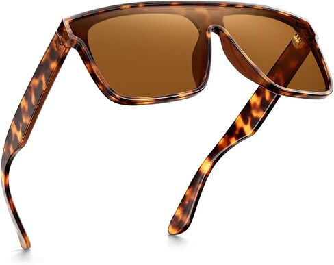 GLINDAR Oversized Square Polarized Sunglasses for Men Women, One Piece Recycled Shield Shades UV400 Protection in Saudi Arabia