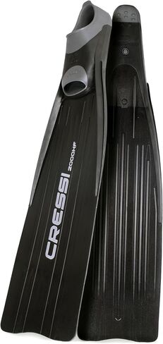 Cressi Free Diving Reactive Long Fins - High-Performance, Good Control - Gara 2000 HF: Made in Italy in Kuwait