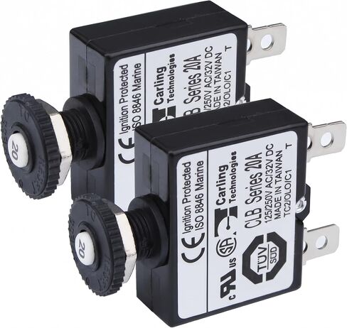 Blue Sea Systems 7054 Push Button Reset Only Quick Connect Circuit Breaker - 10 Amp in Kuwait