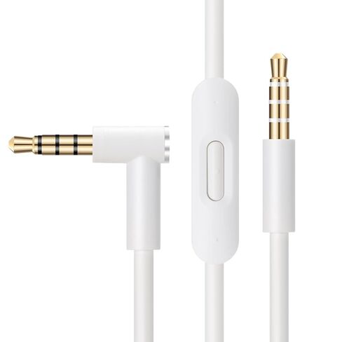 cipher Replacement Audio Cable Cord Wire,Compatible with Beats Headphones Studio Solo Pro Detox Wireless Mixr Executive Pill with in Line Mic and Control (Grey) in Kuwait