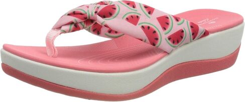 Clarks Women's Arla Glison Flip Flop Black Textile/black sole 6 M in Kuwait