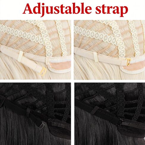 MapofBeauty Rainbow Colors Long Straight Clip on Ponytails/Cosplay Wig (Ponytails) in Kuwait