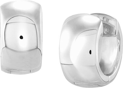 Silpada 'Wide Horizons' Huggie Hoop Earrings in Sterling Silver in Kuwait