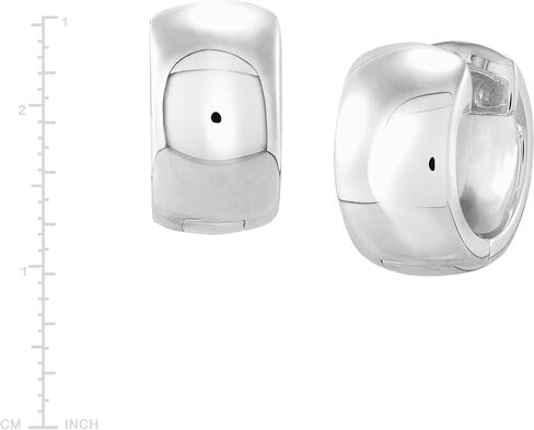 Silpada 'Wide Horizons' Huggie Hoop Earrings in Sterling Silver in Kuwait