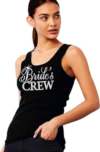Bride & Bridal Tank Tops - Bridesmaid Maid of Honor Bachelorette Party Entourage Shirts in Kuwait