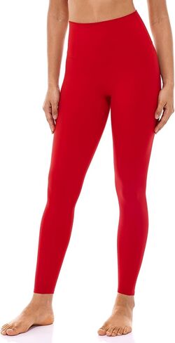 Lavento Women's All Day Soft Light Yoga Leggings 25" - No Front Seam Workout Legging Active Tights in Kuwait
