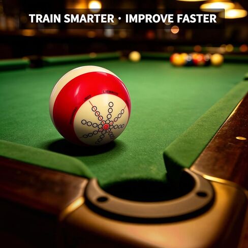 Enajucy Billiards Cue Ball, Standard Table Training Pool Ball for America Pool Eight Ball 57.2mm/2.3in Diameter in Kuwait