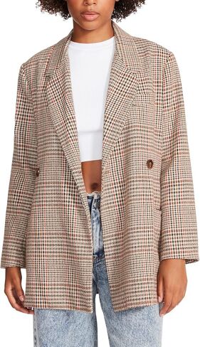 Steve Madden Apparel womens Stella Casual Blazer, Chicory Coffee, Small US in Kuwait