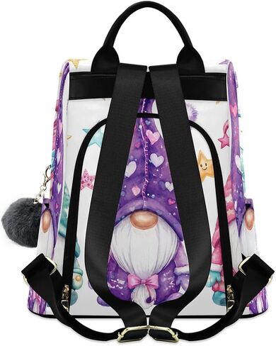 Magic Gnomes Backpacks Purse for Women Girls Ladies Anti Theft Fashion Medium Size Mini Shoulder Bag with Keychain in Kuwait