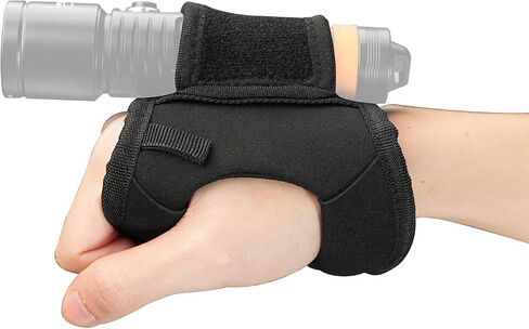 ORCATORCH Diving Flashlight Glove Hands-Free Flashlight Holder Universal Adjustable Wrist Strap Scuba Dive Lights Accessories (Not Included Flashlight) in Kuwait
