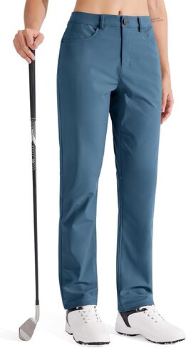 Libin Womens Dress Pants 29" 31" Stretch Straight Leg Work Slacks Office Business Casual Golf Pants for Travel Lightweight in Kuwait