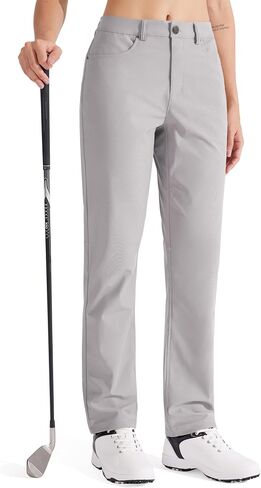 Libin Womens Dress Pants 29" 31" Stretch Straight Leg Work Slacks Office Business Casual Golf Pants for Travel Lightweight in Kuwait
