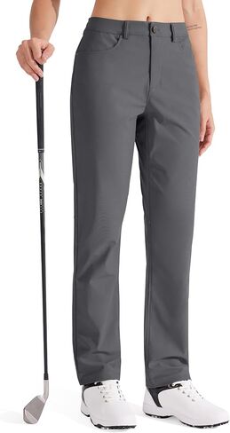 Libin Womens Dress Pants 29" 31" Stretch Straight Leg Work Slacks Office Business Casual Golf Pants for Travel Lightweight in Kuwait