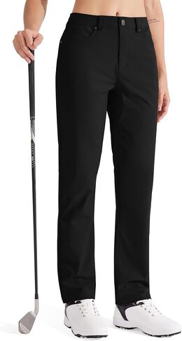Libin Womens Dress Pants 29" 31" Stretch Straight Leg Work Slacks Office Business Casual Golf Pants for Travel Lightweight in Kuwait