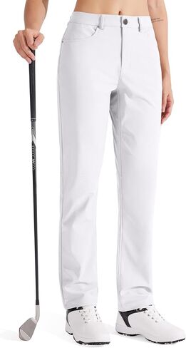 Libin Womens Dress Pants 29" 31" Stretch Straight Leg Work Slacks Office Business Casual Golf Pants for Travel Lightweight in Kuwait