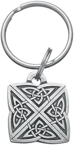 DANFORTH - Celtic Love Knot Keychain – Handcrafted Pewter Irish Keychain For Men and Women - 1 ¼", Made In USA in Kuwait