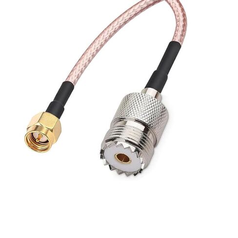 Handheld Antenna Cable SMA Male to UHF SO-239 Female Connectors 6'' Pack of 2 for Amplifier in Kuwait
