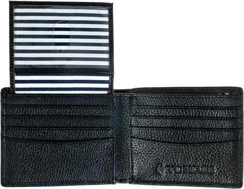 RFID Blocking Stylish Genuine Leather Wallet for Men - Excellent as Travel Bifold - Credit Card Protector in Kuwait