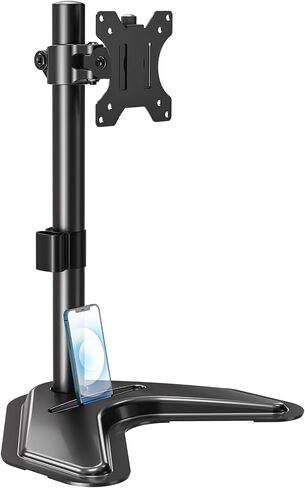 MOUNTUP Single Monitor Stands, Freestanding VESA Monitor Desk Mount fits 13'' to 32'' Computer Screen with Height Adjustable, Swivel, Tilt, Rotation, VESA 75x75 100x100 MU0023 in Kuwait
