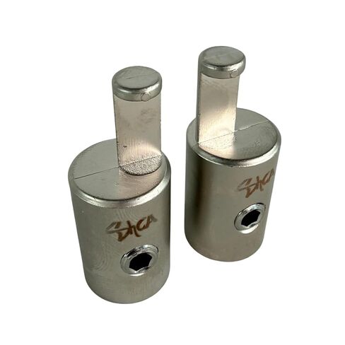 Pair of Sky High Car Audio 1/0 Gauge to 4 Gauge Amp Input Reducers in Saudi Arabia