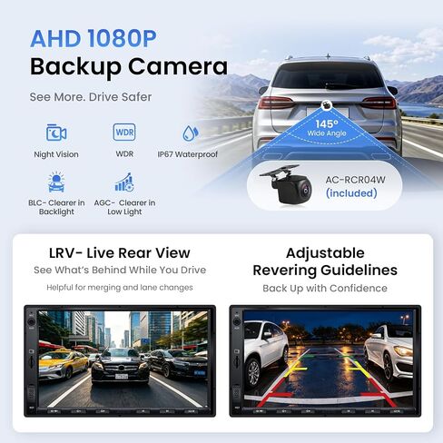 ATOTO S8 Premium 7inch Double-DIN Android Car Stereo, Wireless CarPlay & Android Auto, Dual Bluetooth w/aptX HD, QLED Display,Split Screen, HD Rearview with LRV, USB tethering,SCVC and More, S8G2B74PM in Kuwait