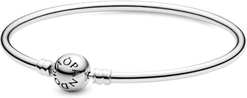 PANDORA Jewelry Bangle Charm Sterling Silver Bracelet, 6.7", With Gift Box in Kuwait