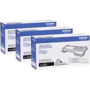 Brother Genuine High Yield Toner Cartridge, TN450, Replacement Black Toner, Page Yield Up to 2,600 Pages in Kuwait