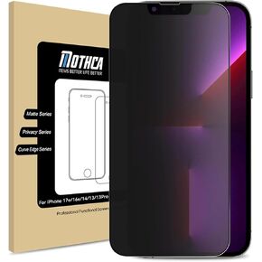 Mothca for iPhone 17e / 16e / iPhone 14/13 / 13 Pro (6.1-inch) Matte Privacy Screen Protector with Alignment Sticker, Full Coverage Anti-Spy Anti-Glare Anti-Fingerprint Tempered Glass Film in Kuwait