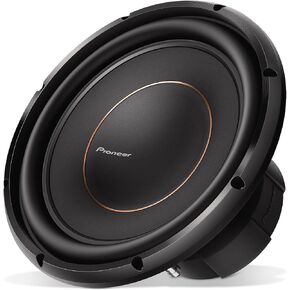 PIONEER TS-D12D4 D Series 12" 2000 W Max Power, Dual 4 Ohm Voice Coil, Aramid Fiber IMPP Cone, Rubber Surround - Component Subwoofer, Black in Kuwait
