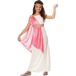 Costume Culture Girl's Roman Empress Costume, Ivory, Small in Kuwait