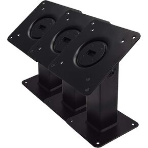 TABcare 180 Tilting 360 Rotating Metal Mount Support 75x75 100x100 VESA Used as Desktop Stand or Wall Mount(Black) in Kuwait