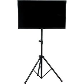 Gator Frameworks Deluxe Adjustable Tripod Stand with Lift Piston for Screens up to 48"; Carry Bag Holds 2 Speaker Stands up to 50" in Kuwait