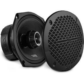 DS18 PRO-ZT6 6.5-Inch 2 Way Pro Audio Midrange Speakers with Built-in Bullet Tweeter 4-Ohms 450W Max 225W RMS Water Resistant - Black Metal Mesh Grill Included (1 Speaker) in Kuwait