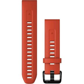 Garmin QuickFit 20 Flame Red Silicone Band in Kuwait