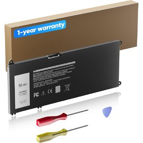 42Wh YRDD6 1VX1H Battery for Dell Inspiron 5482 5485 7586 3583 5491 5591 5481 3310 2-in-1 5593 5584 3493 3593 3793 5480 3582 5581 5590 3584 5493 5585 5594 5598 3501 P93G001 VM732 Vostro 3491 5490 in Kuwait